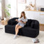 Canapé-lit 2-en-1 pliable, canapé-lit convertible pliable sans os de 70 pouces, 4 coussins-548049636