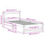 Bed Frame Solid Wood Durable Bed Frame-1852583722-1852583720
