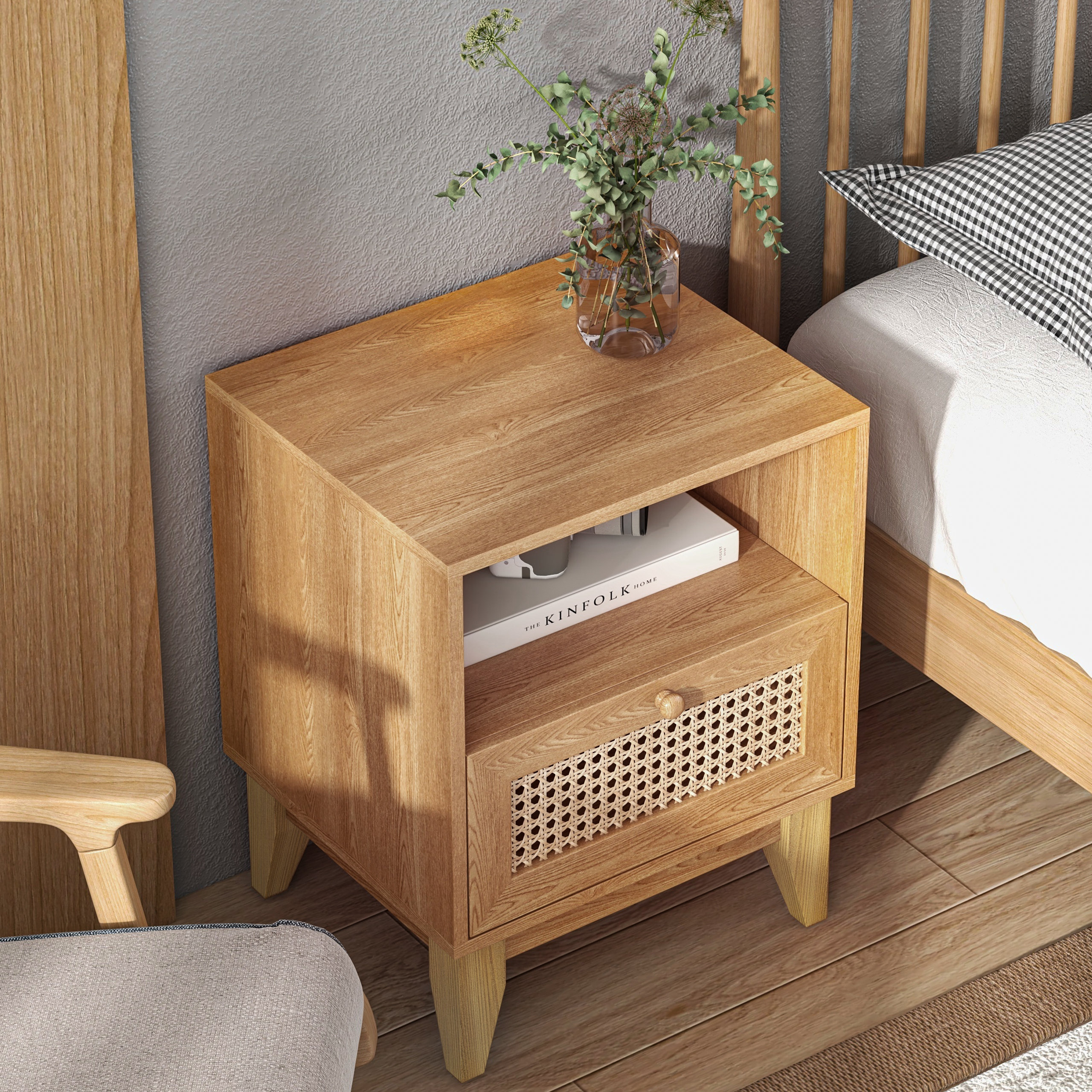 Bayou Breeze Kunkle Manufactured Wood Nightstand & Reviews | Wayfair