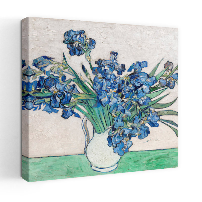 (Ox984-A) Van Gogh - Iris Classics, art floral, H 36 po x l 36 po