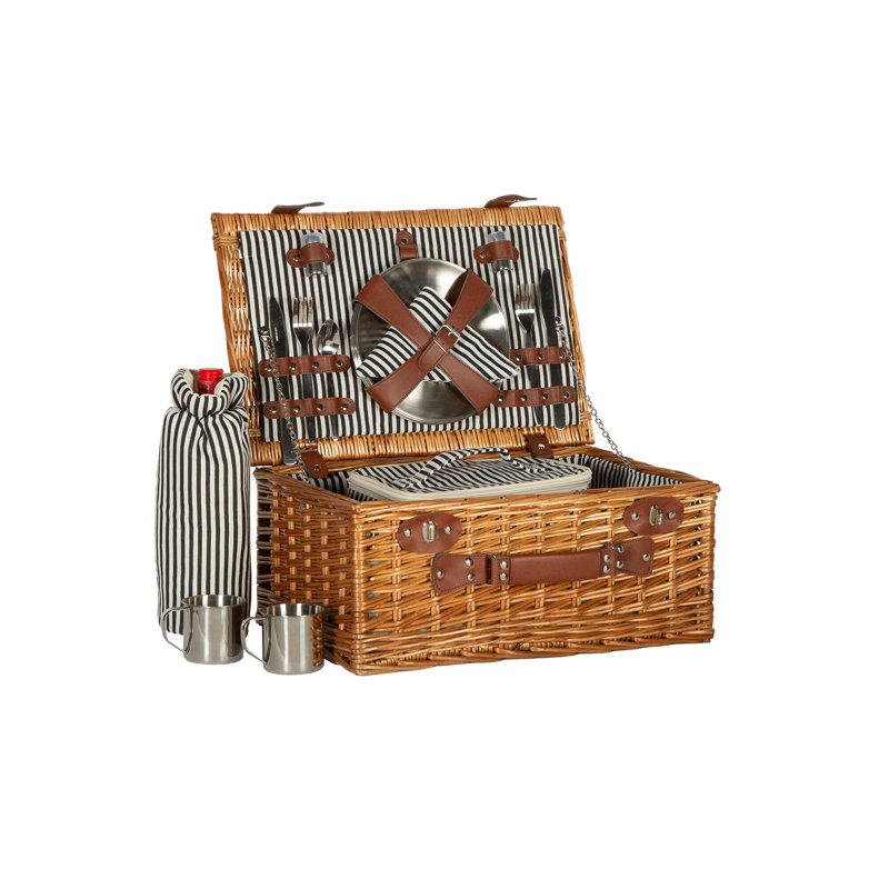 WILLOW 4 PERSON PICNIC BASKET