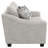 Rajrani Boucle Upholstered Loveseat Light Grey-349696450
