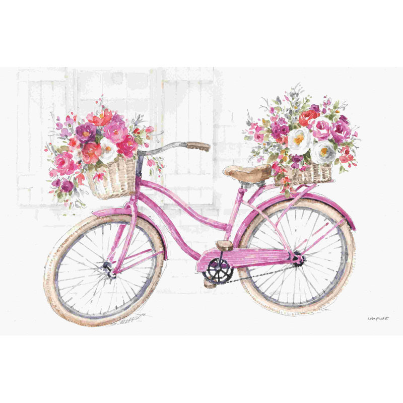 Obviously Pink 12A by Lisa Audit - Wrapped Canvas Print, 12" H x 18" W  