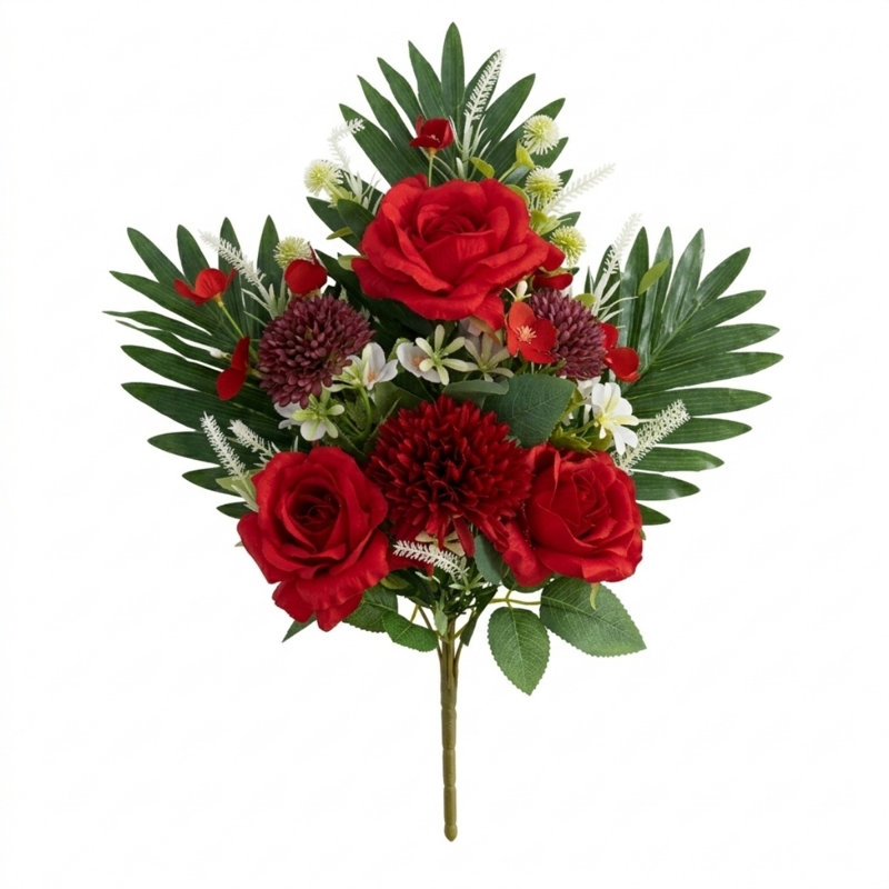 Fleurs de cimetière artificielles pour la tombe