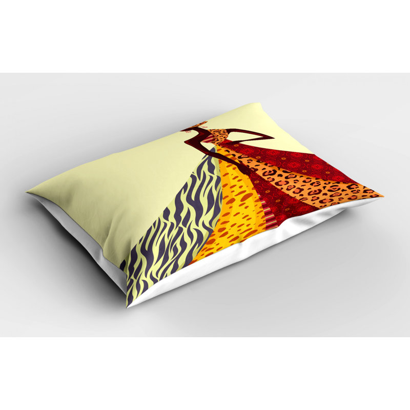 Polyester Animal Print Sham Set, Twin