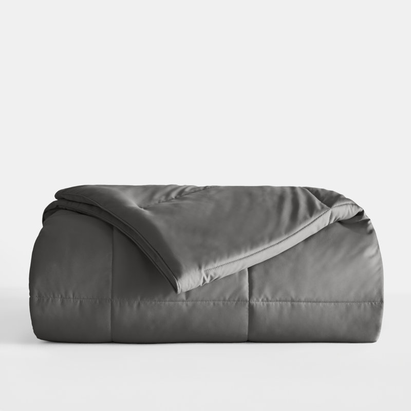 Soft Down-Alternative Essential Comforter, Slate, Queen Comforter