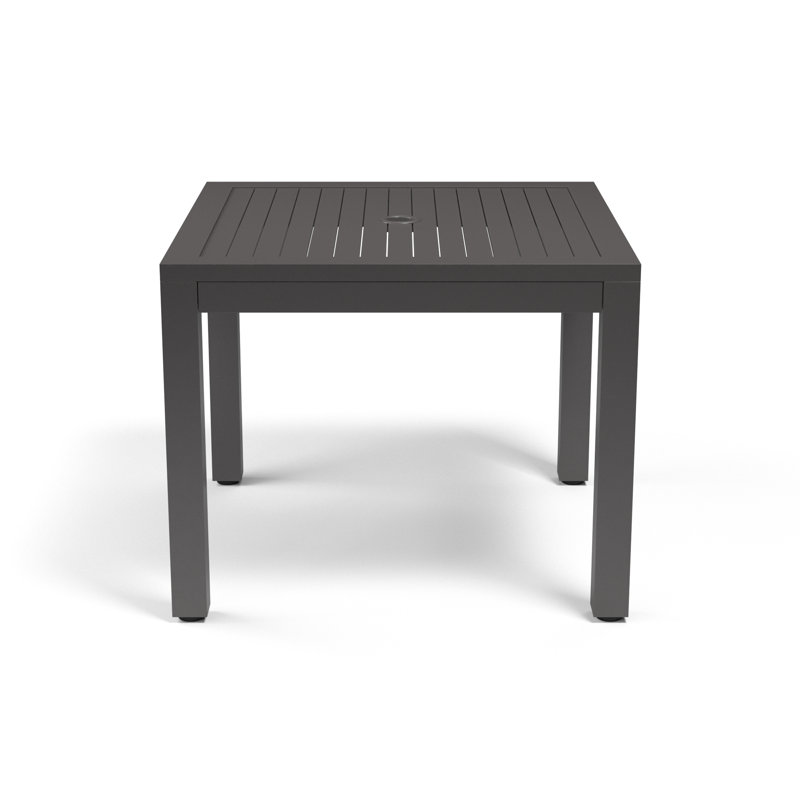 Naples Outdoor Square Dining Table, Graphite, 29"H x 36"W x 36"W