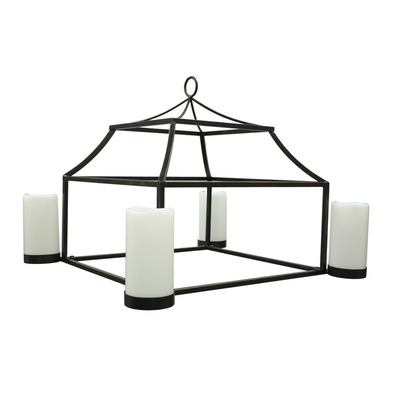 Camden - Hanging Chandelier w/ Aluminum Frame