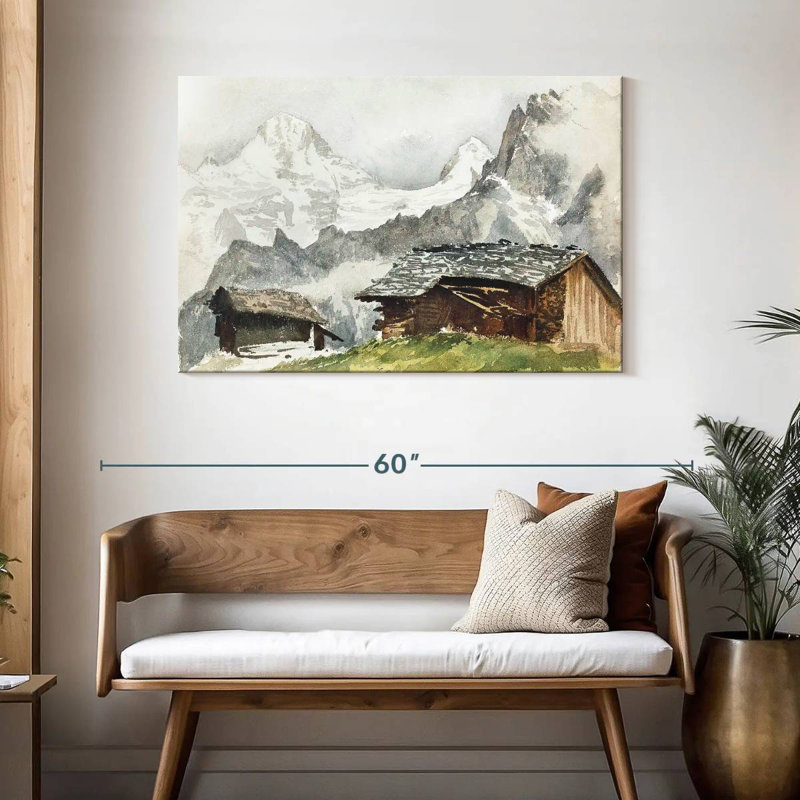 Lilith Chalets Breithorn Murren 1870, H 30 po x l 45 po