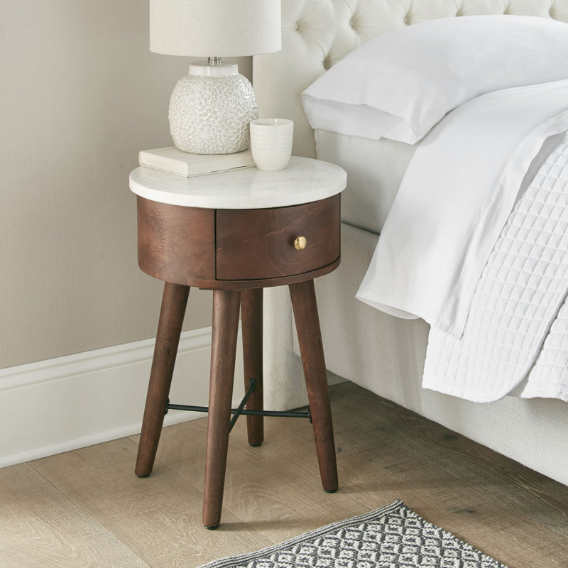 Mefford Marble Top End Table | Corrigan Studio®