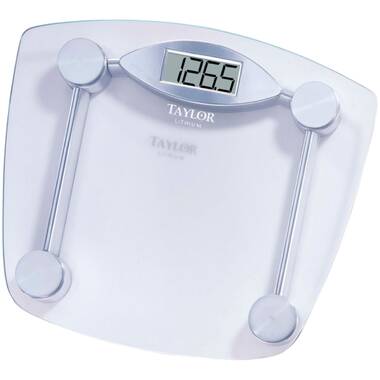 Taylor Precision Products Digital Scale, 400 LB Capacity, 11.8 x 11.8  Inches, Brushed Stainless Steel & Reviews