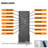 Low Profile Caged Ceiling Fan with Lights Remote Control
