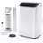 Simzlife 1200 BTU Portable Air Conditioner with Dehumidifier & Fan for 550 Square Feet with Remote,Timer,Automatic Defrosting