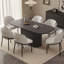 Ensemble de table de salle à manger 70 po avec 4 chaises pour la cuisine, le bar et le salon-68311165-68311167-98321436