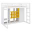 Lit mezzanine en bois avec garde-robe, tablettes et armoire-2137368229-2137368231