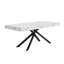 Extendable Metal Base Dining Table-1330830064