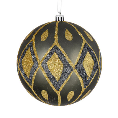 Matte Glitter Diamond Ball Ornament