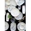 Ensemble de petit-déjeuner élégant 14 pièces, 100% porcelaine | Comprend 6 assiettes de service (7,9 pouces), 4 bols Joker (3,9 pouces), 2 plaques d'huile (7,5 x 4,7 pouces), 2 plateaux (7,9 x 2,8 pouces) | Va au lave-vaisselle et au micro-ondes, parfait pour un repas élégant