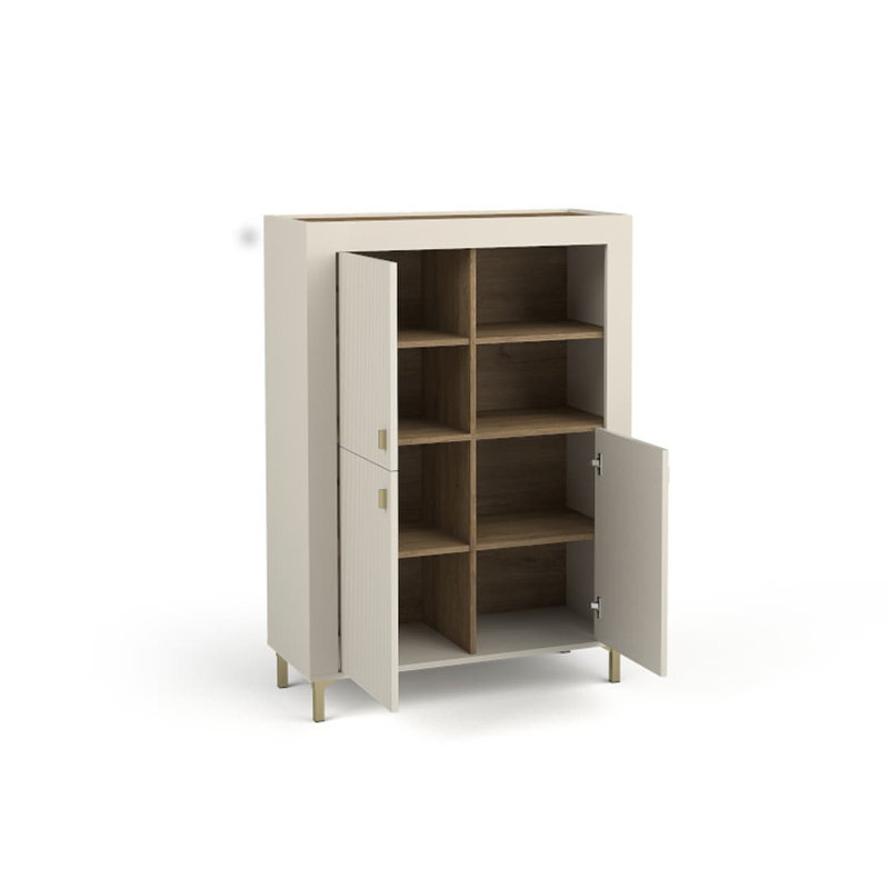 Okamoto 136cm Sideboard, Cashmere/Oak