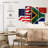 Borges USA And South Africa Flag-107490407