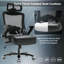 Grande et grande chaise de bureau avec accoudoirs relevables 3D Lorah 500 lb-219511056