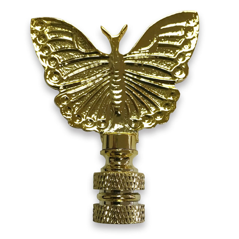 Faîteau lampe papillon monarch, Laiton poli