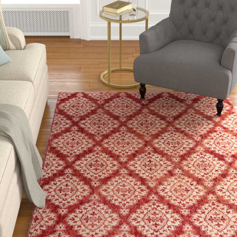 Tapis terre cuite/ivoire Morocco, Rectangle 9 pi 2 po x 12 pi 10 po