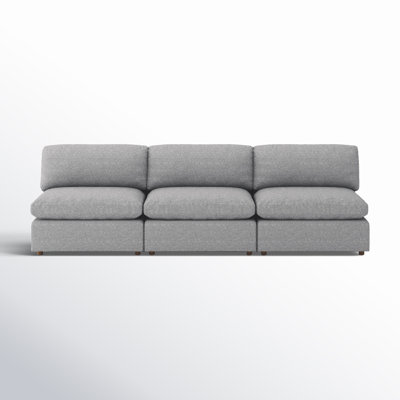 Jossa 113" Linen Modular Sofa