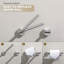 Double Post Pivoting Wall Mounted Towel Bar Toilet Paper Holder Bath Hardware Accessory-115433406