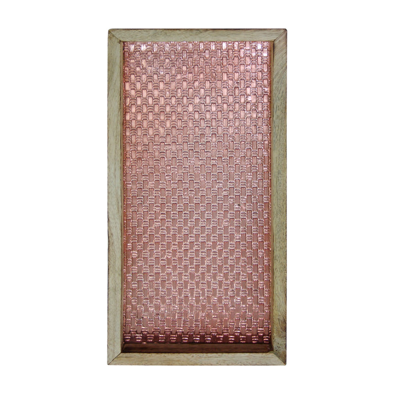 Solid Wood Tray, Copper