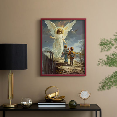 Religious Series CDLVII, reproduction encadrée - bois massif