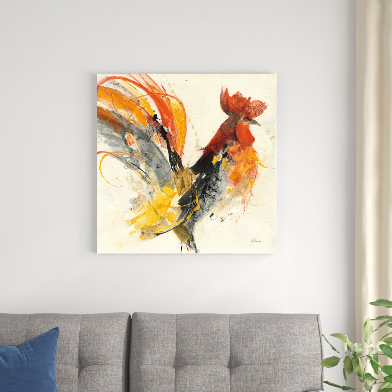 Coq festif I, H 30 po x l 30 po