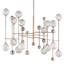 Majorette 16-Light Sputnik Modern Linear Chandelier