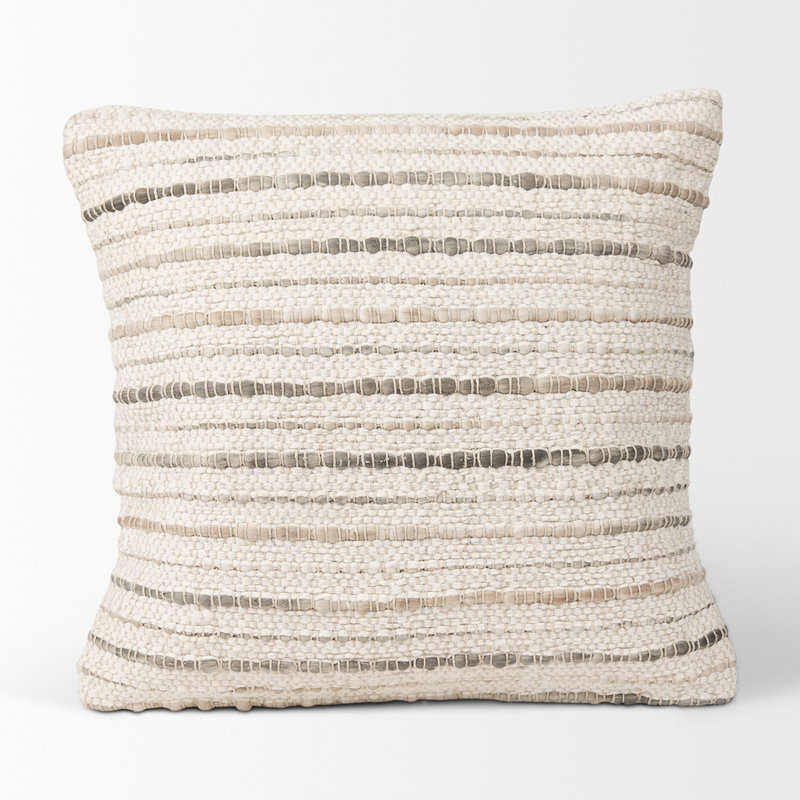 Cotton Blend/Canvas Throw Square Pillow Cover