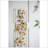Metal Tree Wall Decor, Vertical Rectangular Flower Wall Accent, Gold