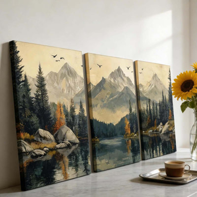 3 Piece Wrapped Canvas Print