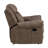 Bayshore 42" Modern & Contemporary Glider Reclining Chair with Luxurious Polished Microfiber & Supportive Pocket Coil Seating