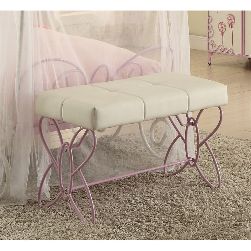 Banc rembourré en similicuir Breffney