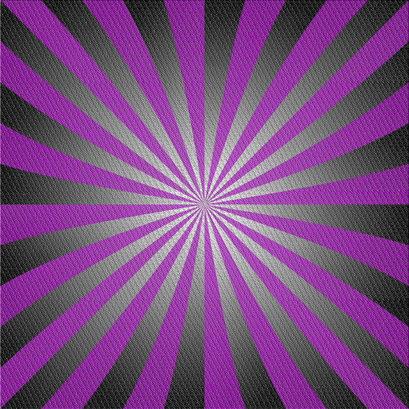 Noir/mauve Tapis décoratif, Carré 8 pi