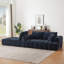 Canapé modulaire surdimensionné en L Chenille-118377363-118377366