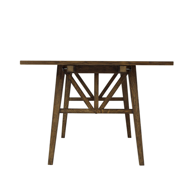 Dusk Oak Extendable Dining Table with Tapered Legs