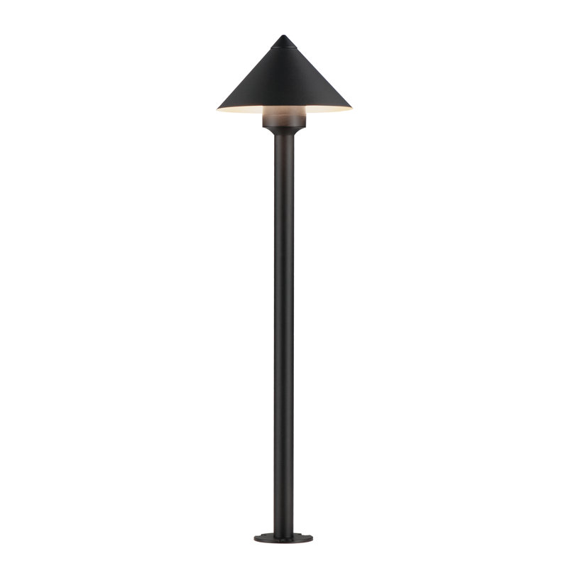 Alumilux: Bollard-Outdoor Pathway Light, Black/Yellow