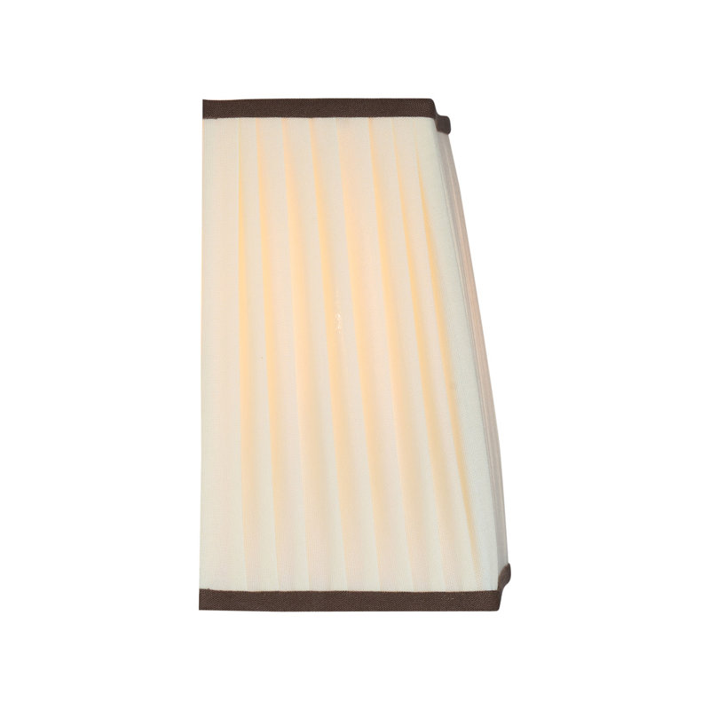 Amanda Lindroth Rectangle Flush Mounted Sconce, Brown