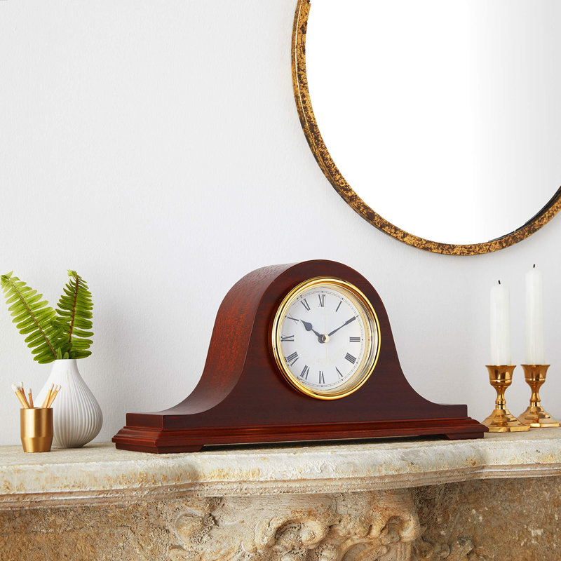 Horloge, acajou
