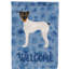 Caniche en polyester à 2 côtés 40 x 28 po standard welcome drapeau maison-957493153