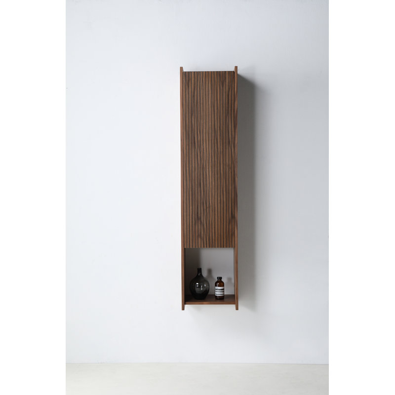 Vivt 13" Wall-Mounted Side Cabinet, Left