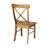 Bellmead Solid Wood Cross Back Side Chair-274613946