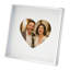 Silver Metal Picture Frame with Mat