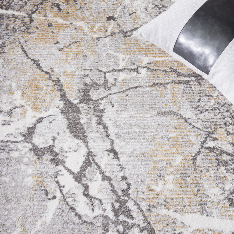 Alantae 500 Performance Abstract Rug, Rectangle 5'3" x 7'6"