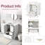 Meuble-lavabo 24,8 po avec lavabo en céramique-170354377